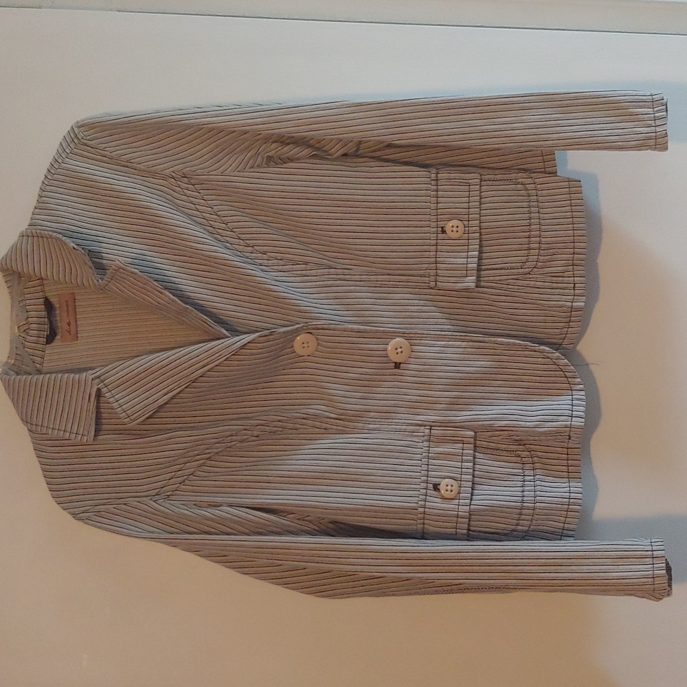 i. e. Relaxed Light Weight Striped Blazer - Gently Used Size XL
